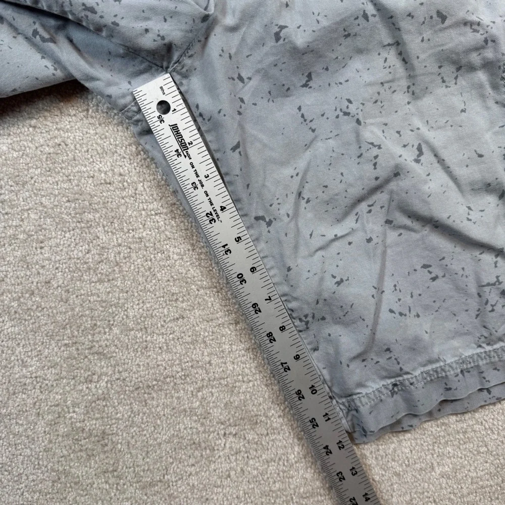 Jordan Cargo Shorts Men 36 Grey Splatter Cement Print Cotton Jumpman MJ 23